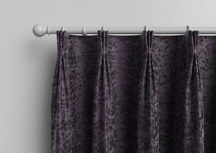 Cyrus Crushed Velvet, Deep Purple - Made to Measure Curtains - Image 11
